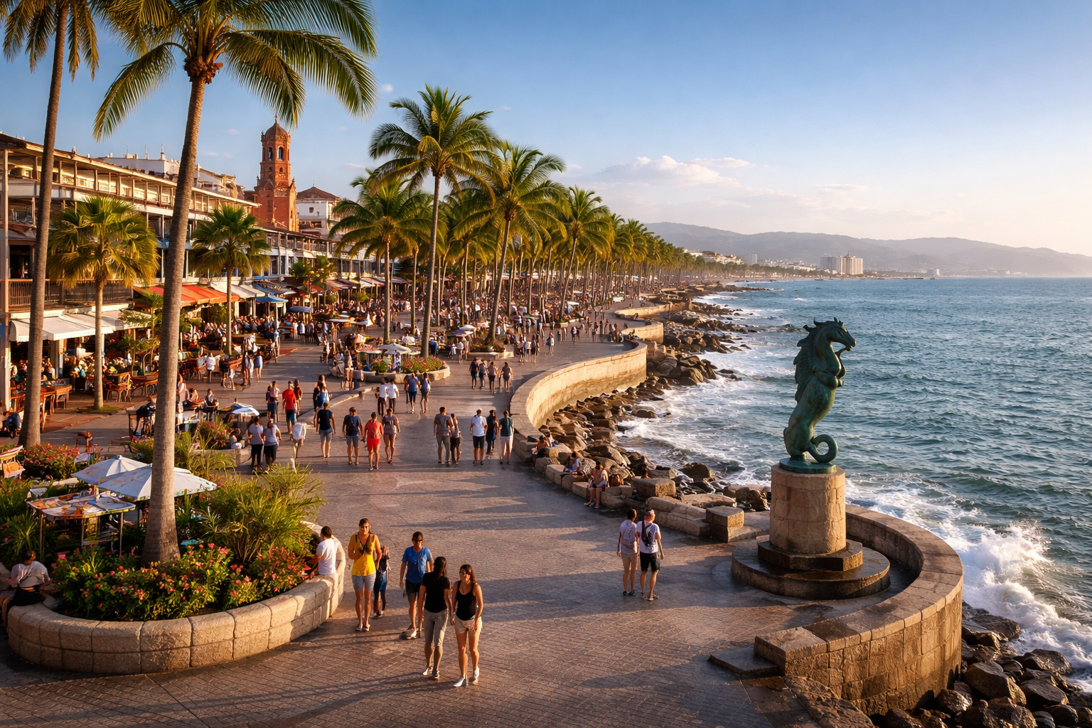 El Malecón de Puerto Vallarta